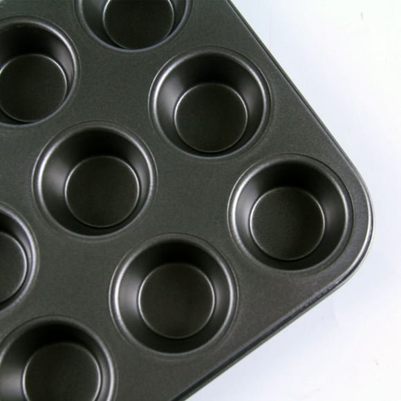 Carbon Steel 12 Cupcake Pan with Easy Release Design, Convenient to Use, Ideal Kitchen Baking Tool for Delicious Cupcakes