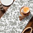 thumbnail image 3 of Table Runners 72 Inches Long Dress Scarves, Farmhouse Flowers Farmhouse Kitchen/Dining Table Decor Table Runner, Coffee Tablerunners, Pastoral Vintage Leaf Spring Summer 13x72 Inch, 3 of 9