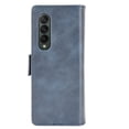 thumbnail image 3 of Dteck Wallet Case for Samsung Galaxy Z Fold4 5G 2022,Premium PU Leather ID Credit Card Slots Magnetic Closure Folio Flip Purse Protective Phone Case,Blue, 3 of 6