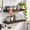 American Walnut - Satin Dark Tone-Pack of 2-20 inch, variant on 42 Inch Floating Shelves High-end Solid Pine Wood Set Of 2