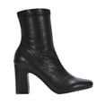 thumbnail image 3 of XY London Womens Alex Side Zip Stretch Block Heel Ankle Boots, 3 of 6