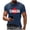 Navy, variant on Amzcrzy Canada Maple Leaf T Shirts for Man Casual Summer Round Neck Men's T-Shirts Fashion Short Sleeve Print Graphic Tees Men 3XL