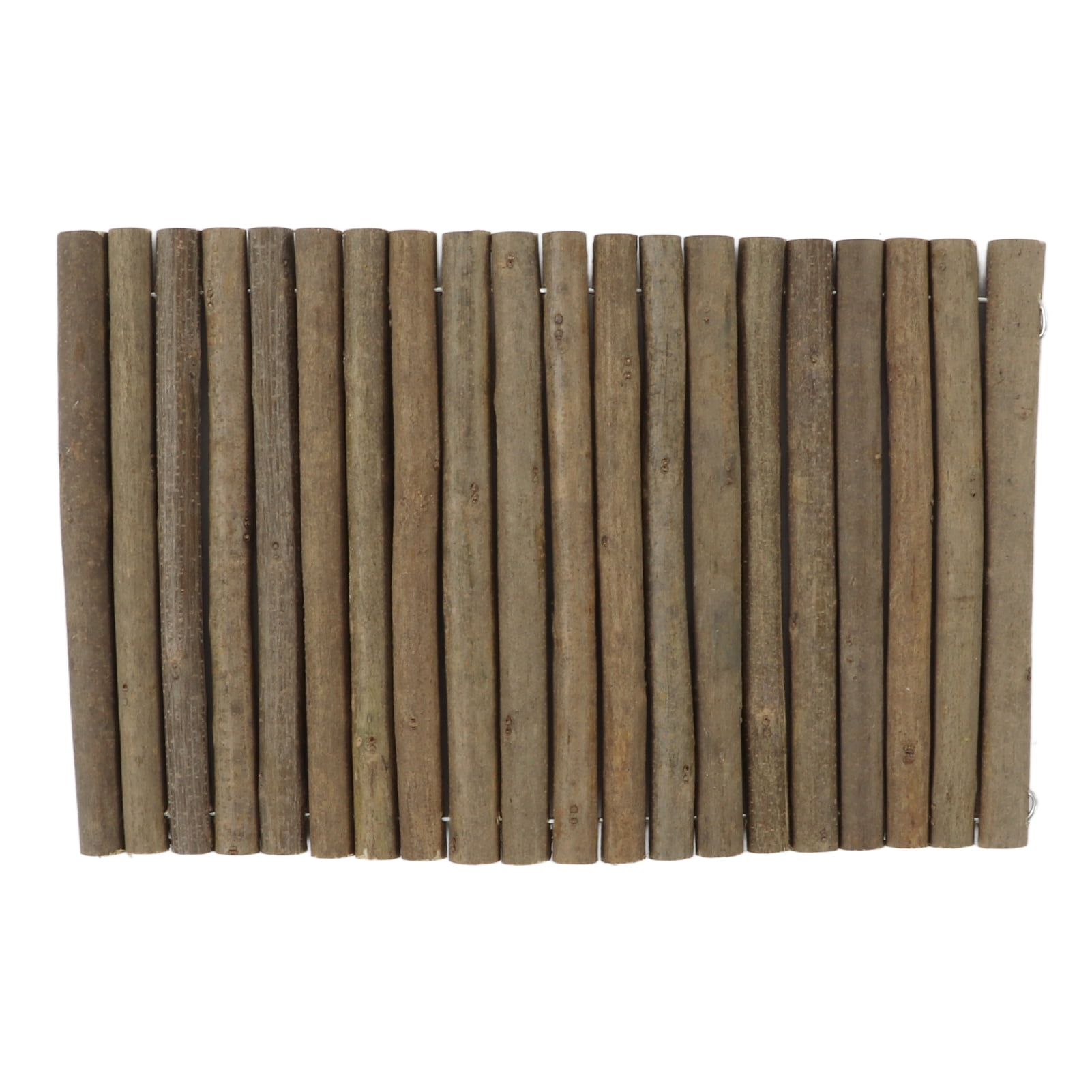 Rupoun Natural Wood Hamster Tunnel Small Animal Bendy Bridge Hideout for Gerbil Guinea Pig Chinchilla Ferret Hedgehog Rat 7.9x15.7in / 20x40cm