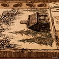 thumbnail image 4 of Brown Cabin with Moose and Bear Animal Wildlife Area Rug (3' 9" x 5' 1"), 4 of 7