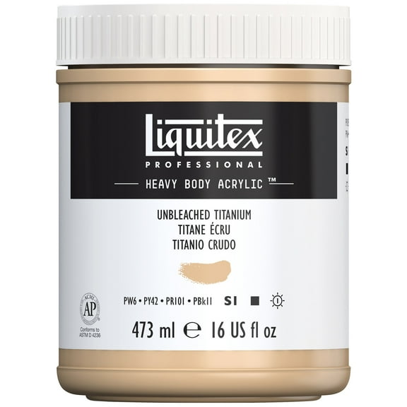 Liquitex Professional Heavy Body Acrylic Color, 16 oz., Unbleached Titanium