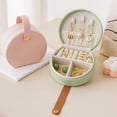 thumbnail image 4 of TopLLC Jewelry Box Portable Handbag Necklace Ring Earring Travel Accessory Box Jewelry Storage Box Storage wrap, 4 of 9