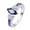 Autre, variante sur Riforla Bague de Mode pour Femmes Bague de Fiançailles de Mariage Bijou d'Anniversaire Saint-Valentin Cadeau Bague Bijou pour Femmes Argent 10