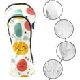 thumbnail image 3 of Golf Club Covers PU Leather Waterproof Head Covers for Fairway Woods Hybrids Simple Pattern Unisex Fits Most Brands, 3 of 10