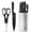 Black, variant on D.Perlla Knife Set, 7 Pieces Black Coating Steel Knives Set with Detachable Round Block, Scissors