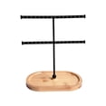thumbnail image 1 of Organizador de joyas Torre de almacenamiento de joyas Base de madera Estante de exhibición de de 2 niveles Soporte para para anillos Col Jinwen Organizador de joyas, 1 of 8