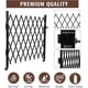 thumbnail image 2 of Puerta de Seguridad Plegable Simple de 85" de Alto x 95" de Ancho, Reja Flexible y Expandible, Puerta de Acero con Rueda Giratoria de 360°, 2 of 7