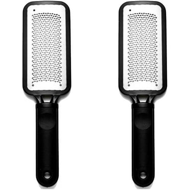 Foot Scrubber 2pcs, Callus and Dead Skin Remover for Feet with Stainless Steel, Foot File Set of 2, Pedicure Tools, Foot Scrub Supplies