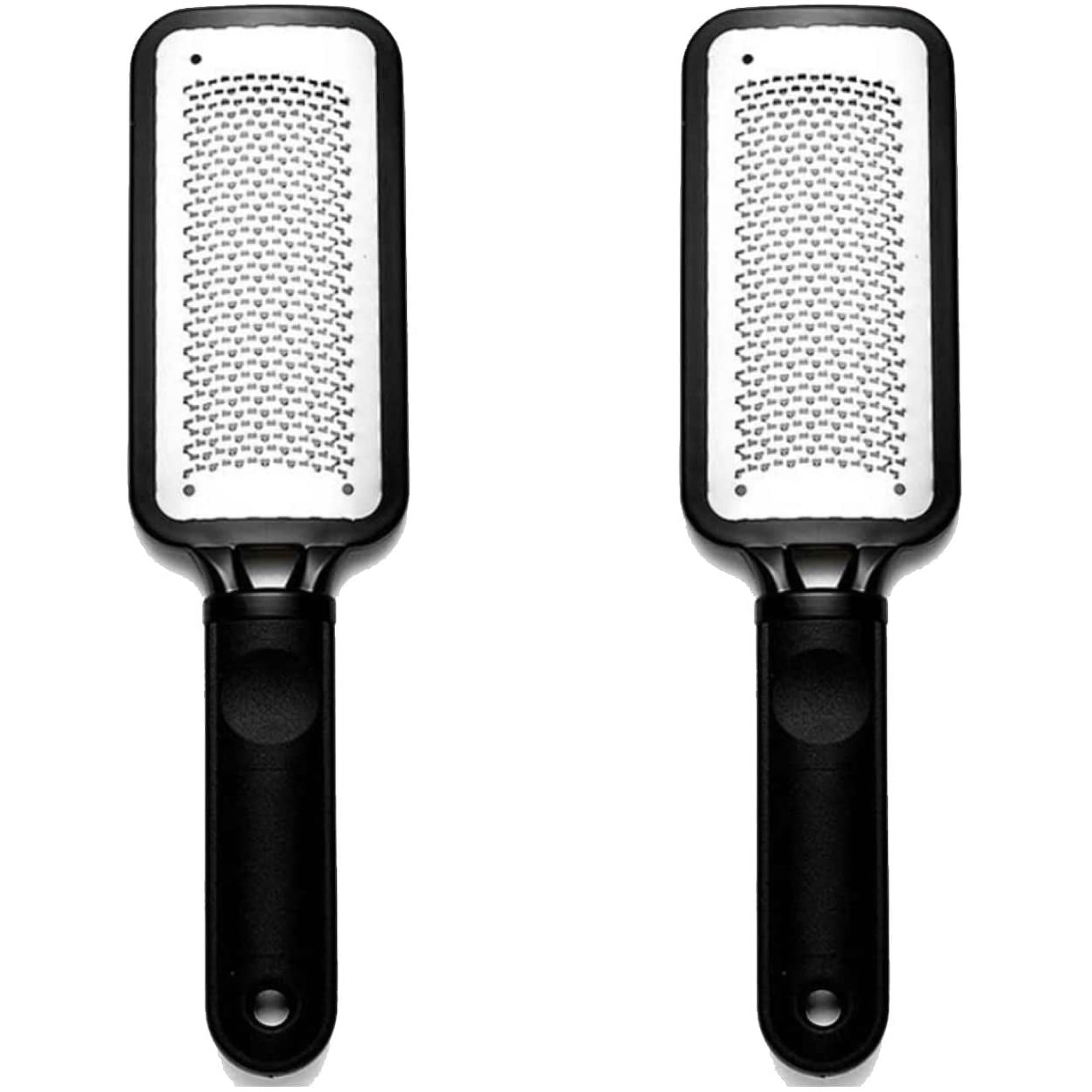 Foot Scrubber 2pcs, Callus and Dead Skin Remover for Feet with Stainless Steel, Foot File Set of 2, Pedicure Tools, Foot Scrub Supplies