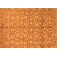 thumbnail image 1 of Ahgly Company Indoor Rectangle Abstract Orange Modern Area Rugs, 2' x 4', 1 of 4