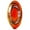 Amber Orange, variant on Western Star Soccer Ball Size 3, 4 & 5 - Match Weight - 4 Colors