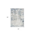 thumbnail image 6 of 4' x 6' Ivory Abstract Power Loom Area Rug, 6 of 10