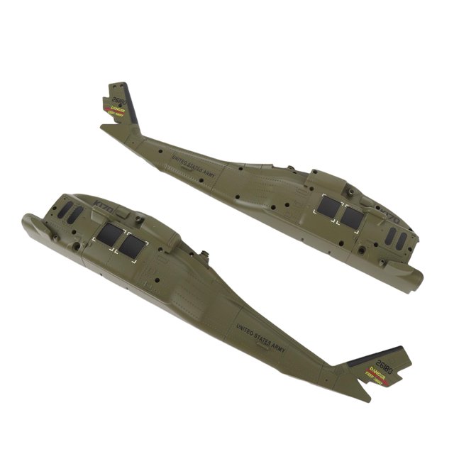 Cubierta Del Cuerpo Izquierda Derecha, Plástico Estándar Helicóptero RC Cubierta Del Cuerpo Izquierda Derecha Piezas De Repuesto Resistentes Para Reparación