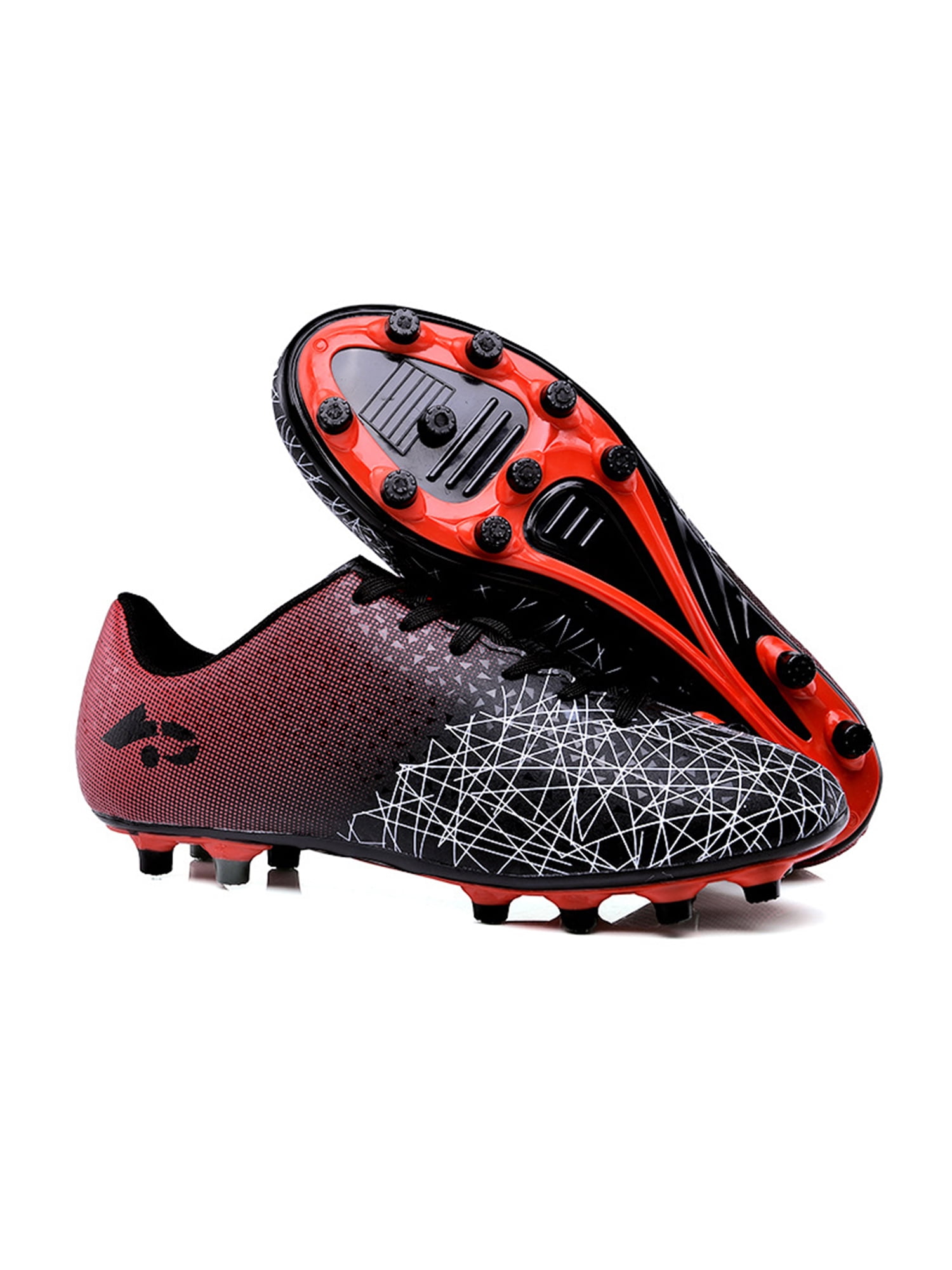 Mens Soccer Cleats Youth Outdoor Football Shoes Firm Ground Soccer Shoes 