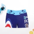 thumbnail image 2 of Karoyedx Toddler Swim Trunks Unisex Toddler Baby Boy Girl Swim Trunks Print Swimming Shorts Board Shorts Beachwear Swimsuit Infant Bathing Suit Dark Blue Size,5-6 Years, 2 of 4