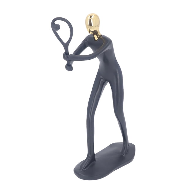 Figura de Hombre Deportivo artístico Ticfox JUGADOR de Tenis de resina decoración de escritorio