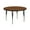 Brown, variant on Flash Furniture 42'' Round Oak HP Laminate Activity Table - Height Adjustable Short Legs