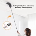 thumbnail image 2 of Suodoka 3‑Section Extendable Aluminium Dust Wand with Bendable Micro‑Fibre Head for Blinds, Ceiling Fans, Cars & Home Cleaning, 2 of 8
