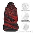 thumbnail image 5 of Yiaed Red Dragon On Black Print Car Seat Covers,Universal Auto Seats Protector Fits for Car,SUV Sedan,Truck,Automotive Seat Covers & Accessories(Two packs), 5 of 7