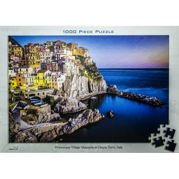 Tomax Jigsaw Puzzle - Picturesque Village Manarola at Cinque Terre, Italy (1000 Pieces)