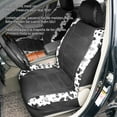 thumbnail image 3 of Autoking Cover Cow Pattern Car Seat Cover Set 2Pcs Full Set Universal Seat Fit For Most Car Milk Color 2 Seat, 3 of 8