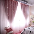 thumbnail image 4 of SDNall Sky Sheer Curtain Tulle Window Voile Drape Valance Double-deck, 4 of 9