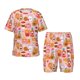 thumbnail image 1 of Balery Funny Food Conjunto de Pijama Infantil de Manga Corta con Estampado – Ropa de Dormir de Algodón Suave-X-Large, 1 of 6