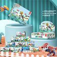 thumbnail image 2 of Bloques De Construcción Dinosaurio Juguete Para Niños 12 En 1 400 Piezas Juego De Construcción Xtellar multicolor, 2 of 4