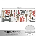 thumbnail image 5 of Kitchen Rugs Sets Of 2,Paw Prints and Bones Anti Fatigue Kitchen Mat Rugs Non Slip Washable,Decorative Kitchen Floor Mats for Kitchen,Sink,Laundry,17"X47", 5 of 5