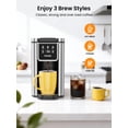 thumbnail image 4 of Karosie K Cup Coffee Maker with Strong Brew Setting, 50oz Removable Tank, 6-14 oz Brew Sizes Hot & Iced Coffee Machine for K-Cup and Grounds, Descali, 4 of 7