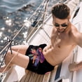 thumbnail image 2 of luoweisi Men's Beach Shorts Quick Dry Swim Trunks with Mesh Lining Colorful Jellyfish L, 2 of 5