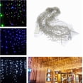 thumbnail image 2 of Redcolurful 3.5M 96LEDs Droop Curtain Icicle String Light for Christmas Outdoor Decoration European Plug, 2 of 9
