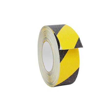 WOD NST-20C Strong Grip Anti Slip Tape Safety Track Black and Yellow - 4 inch x 60 ft. - 60 Grit Non Skid Weather Proof Indoor & Outdoor Traction Tape No Slip (Available in Multiple (Best Grip Tape For Glock)