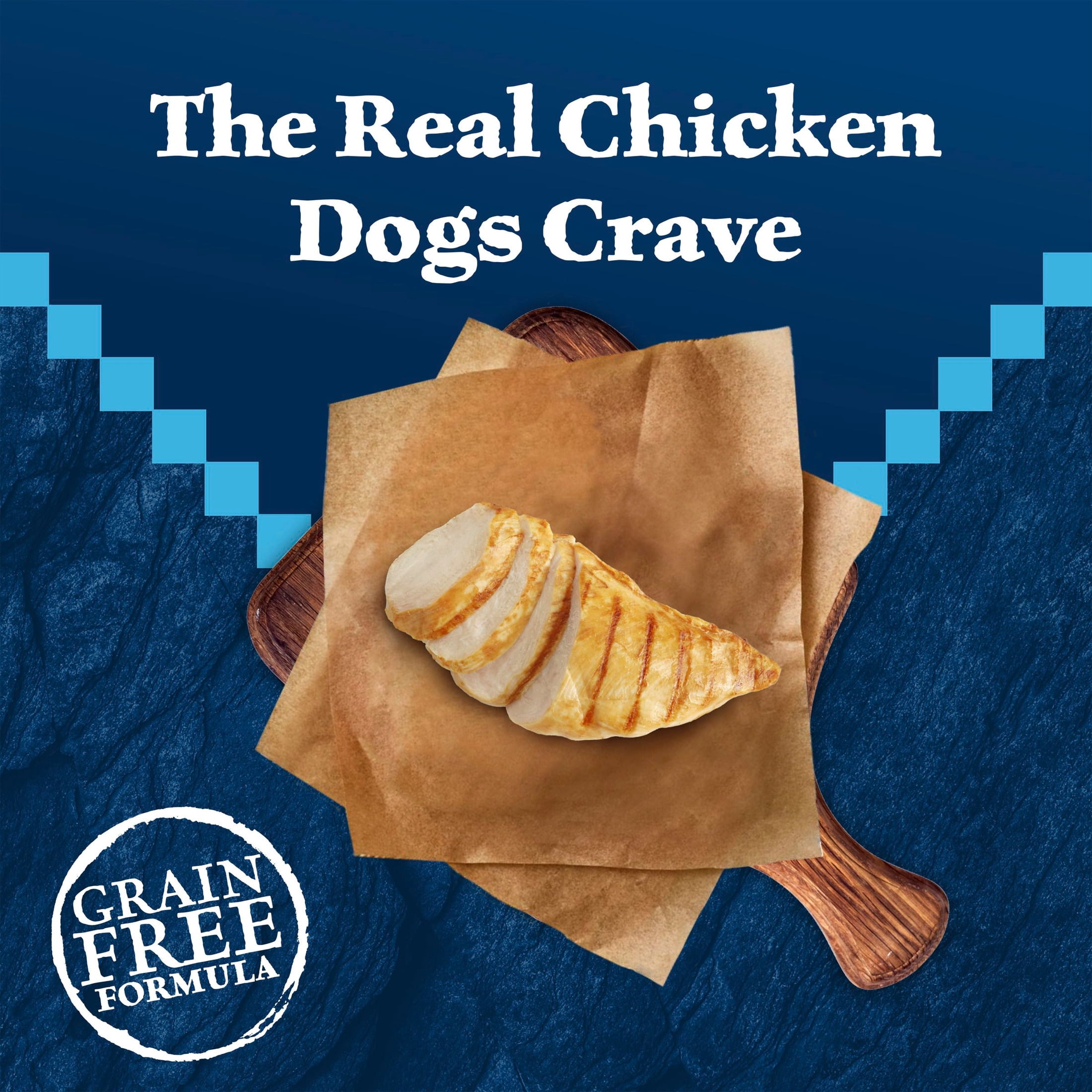 Blue Buffalo Wilderness High-Protein, Grain-Free Chicken Adult Dry Dog Food 4.5lb Bag