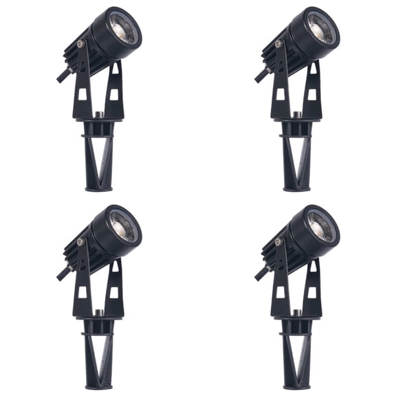 CD43 Spotlight Black 3000K 4PACK