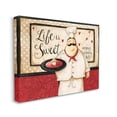 thumbnail image 3 of Life Is Sweet Enjoy Every Bite Phrase Food & Beverage Graphic Art Gallery Wrapped Canvas Print Wall Art, 3 of 7