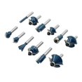 thumbnail image 4 of 12pcs Router Bit Set 1/4 Inch Shank Carbide Tipped Woodworking Tool Set with Plastic Case, 4 of 7