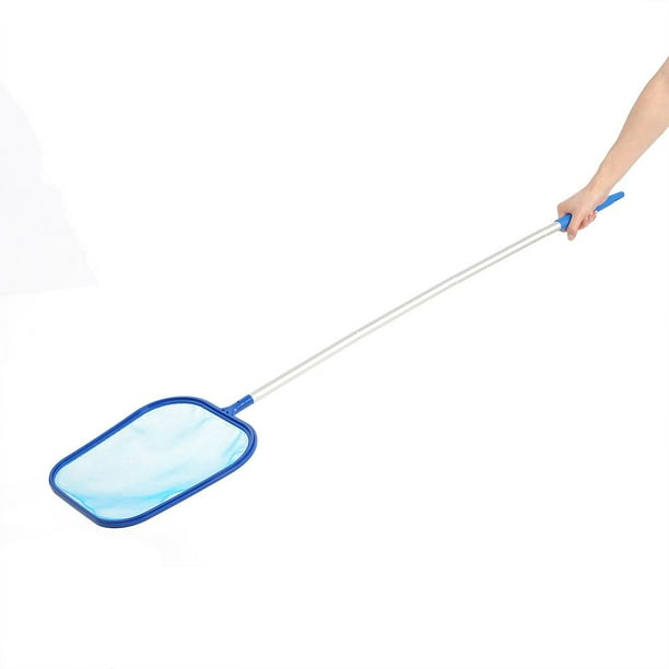 Gupbes Professional Pool Leaf Skimmer Net，Leaves Bugs Debris Shallow Net  Swimming Pool Cleaning Net With Detachable Rod Cleaning Surface Net  Cleaning Tool For Garden Pond, Hot Tub Bath 