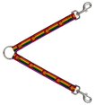 thumbnail image 1 of Buckle-Down Leash Splitter - Colorado Flags2 Pride Vintage - 1" Wide - 30" Length, 1 of 1