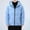(Casual 43)Sky Blue, variant on Mens Solid Color Jacket Casual Coat Big & Tall Fashion Warm Long Sleeve Outdoor Climb Sport Run Zipper Loose Parkas Plus Size