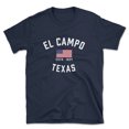 thumbnail image 1 of El Campo Texas Patriot Men's Cotton T-Shirt, 1 of 1