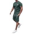 thumbnail image 1 of Men's Suits Quick-Dit Summer Tracksuit for Everyday Casual Outdoor Travel Performance Athletic Set, 1 of 5