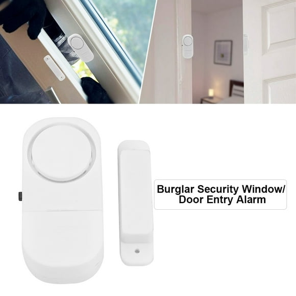 Window Alarm Sensors, Door Alarms For Home Door Stop Alarm 6.5x3.1x2cm Home Window Door Entry Magnetic Sensor Burglar Security Alarm System For Families, Apartments, Mobile Homes