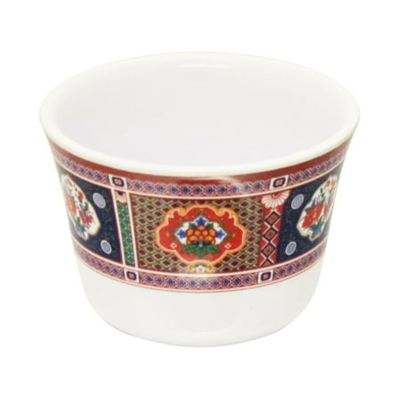 Excellante Peacock melamine dinnerware collection 5 oz, 3 1/8" tea cup, comes in dozen