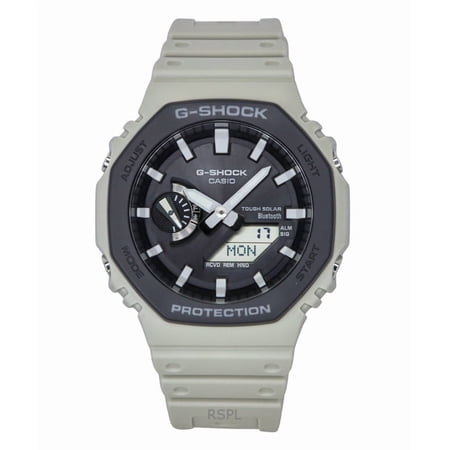 Casio G-Shock Analog Digital Smartphone Link Bio-Based Resin Strap Black Dial Tough Solar GA-B2100LUU-5A 200M Men's Watch