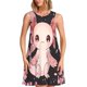 thumbnail image 1 of Fotbe Cute Axolotl Sakura Blossoms Vestido de Verano sin Mangas para Mujer – Vestido Midi Línea A, Estilo Camiseta Floral, Vestido Playero Casual y Fluido, 1 of 7
